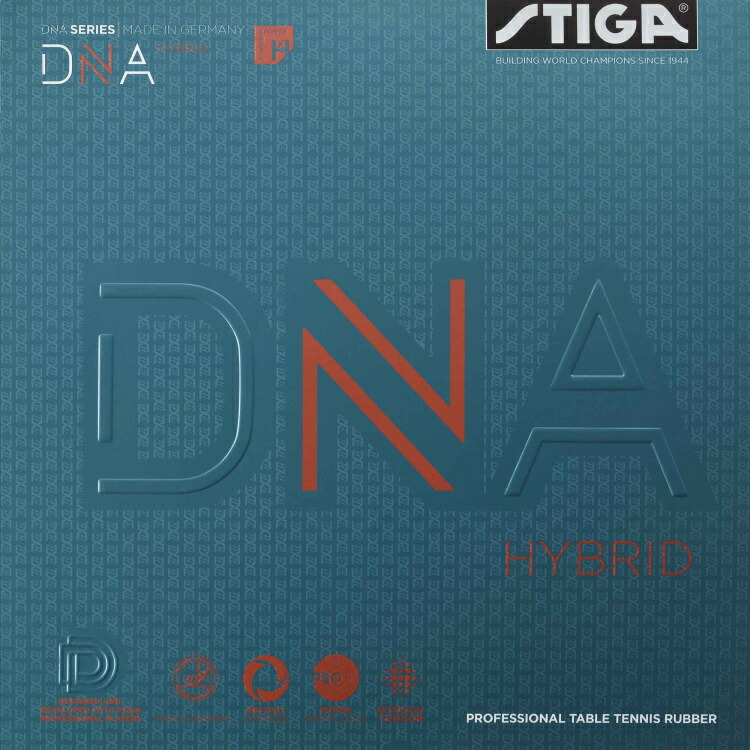 楽天市場】スティガ 卓球ラバー DNAハイブリッドH DNA HYBRID H 1712