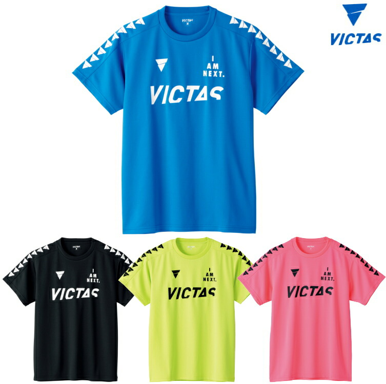 市場 2021年4月新作 PLAY TEE 卓球 Tシャツ VICTAS ティー ロゴ LOGO プレイ