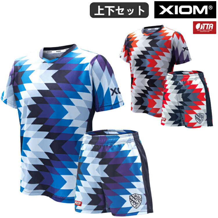 XIOM エクシオン ドラゴン DRAGON シャツ＆パンツ 上下セット 卓球 ユニフォーム メンズ レディース 1001 3001 7,368円