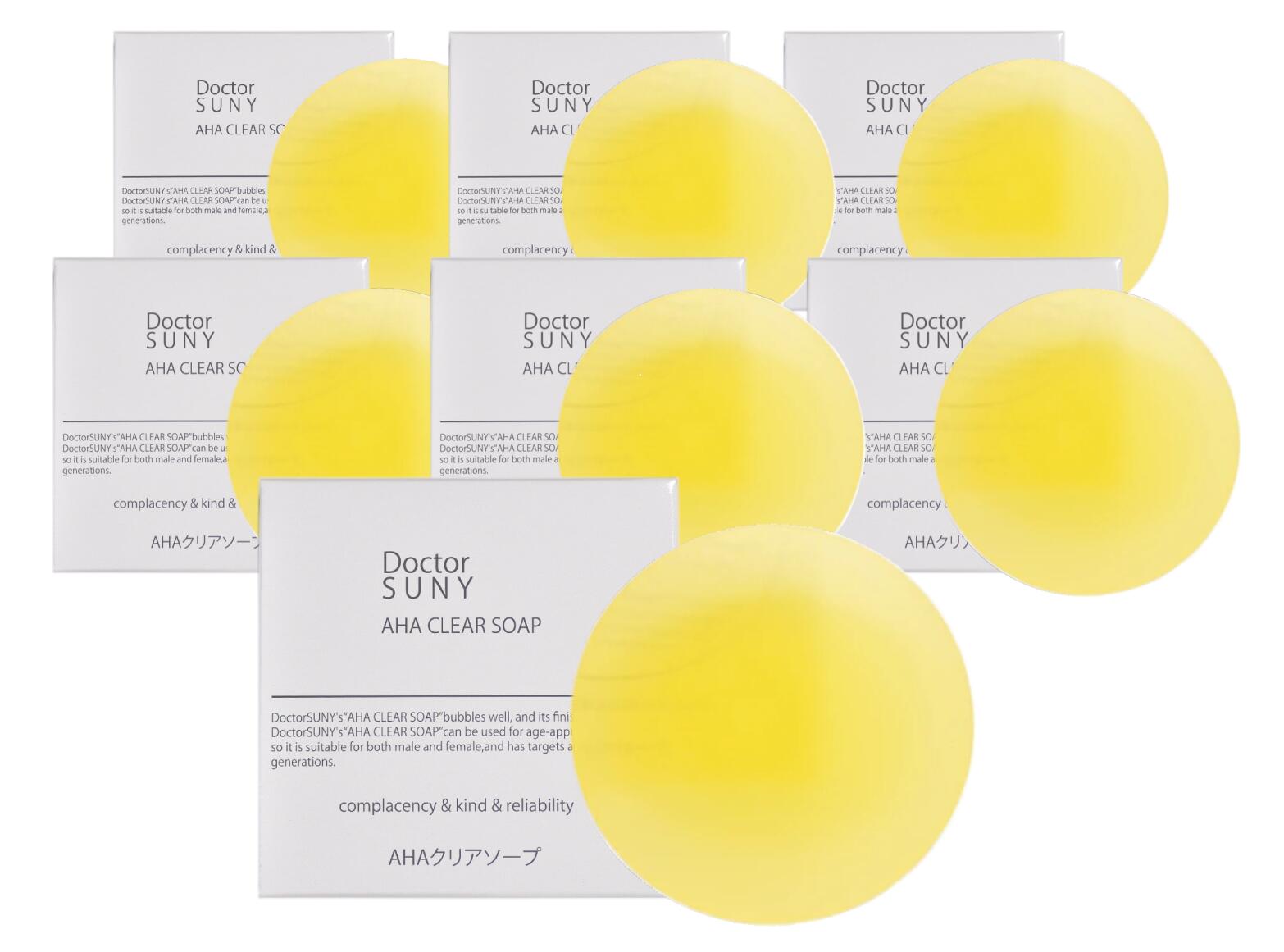 AHAせつ然たる石ケン(ピーリング石けん)７個書き割り【貨物輸送無料】【相応う】