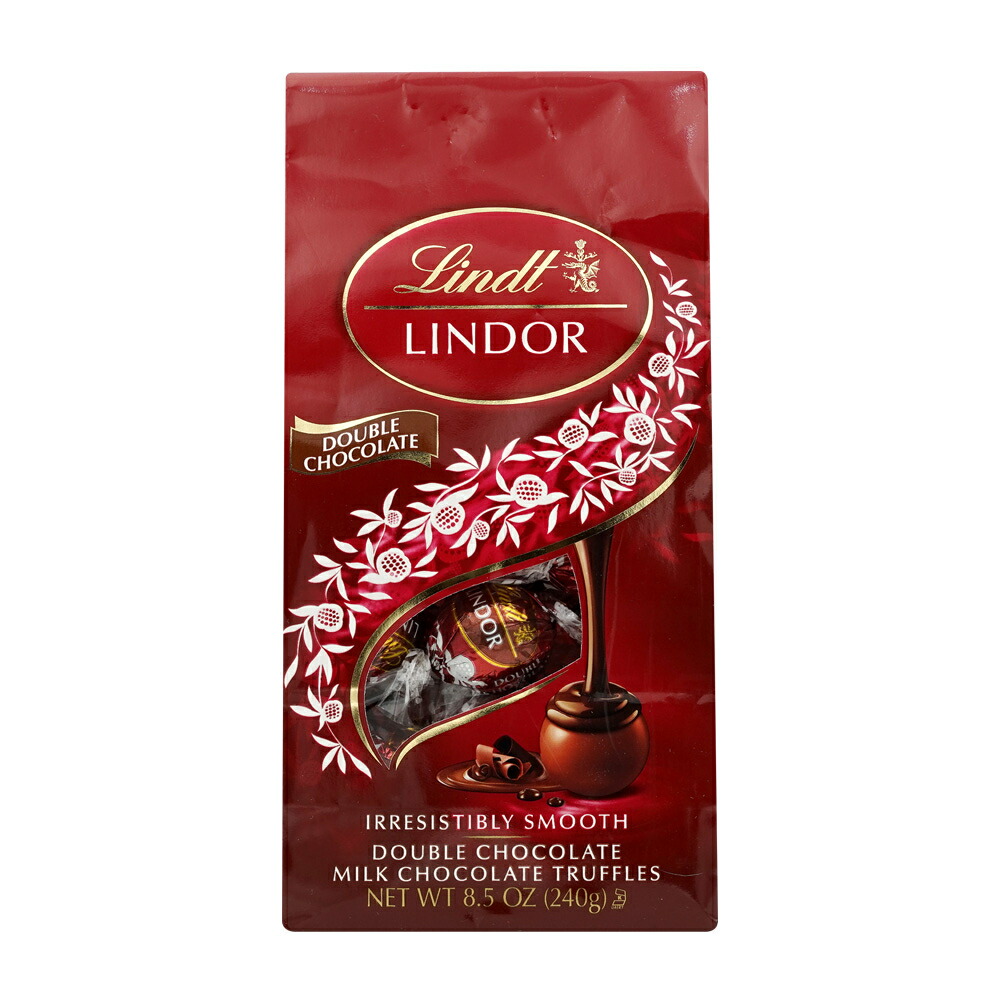 【楽天市場】【送料無料】 リンドール ダブルチョコレート ミルクチョコレート トリュフ 240g リンツ チョコ お菓子 おやつ クリスマス