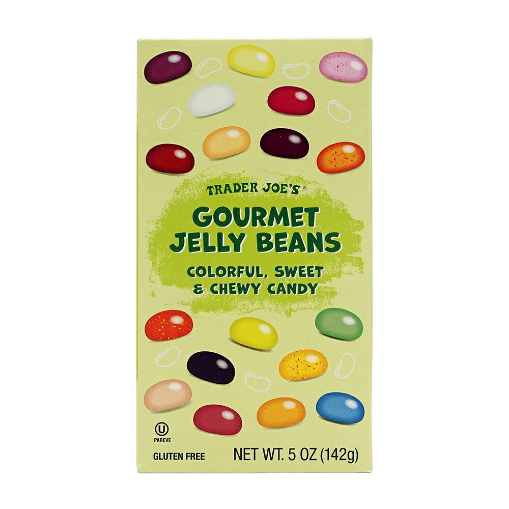 【楽天市場】【送料無料】 グルメジェリービーンズ 18種類 ナチュラルフレーバー 142g トレーダージョーズ お菓子 グルテンフリー トレ
