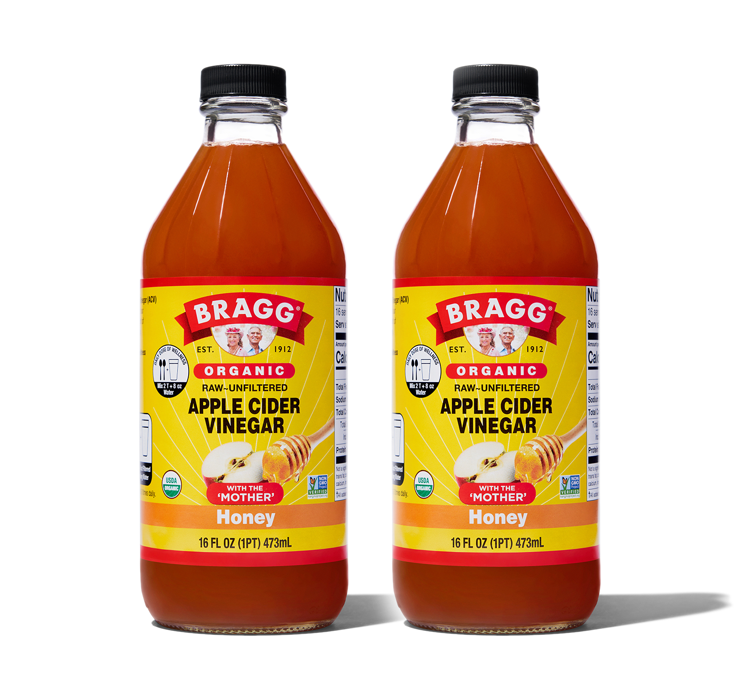 楽天市場 送料無料 ブラグ オーガニックアップルサイダービネガー ハニーブレンド 946ml 2個セット Bragg Organic Apple Cider Vinegar Honey Blend 32 Floz 2set Vitacafe