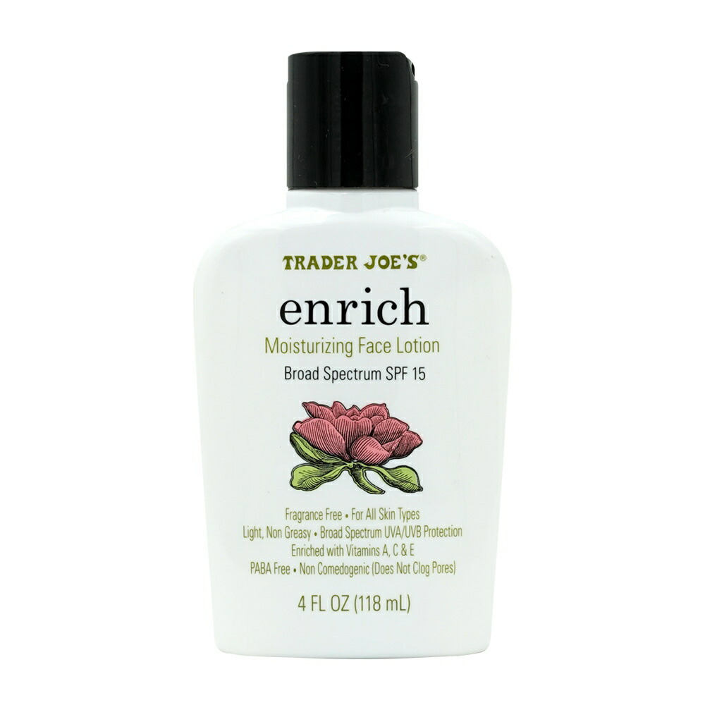 【楽天市場】【送料無料】 エンリッチ モイスチャライジング フェイスローション 118ml トレーダージョーズ 美容 トレジョ【Trader