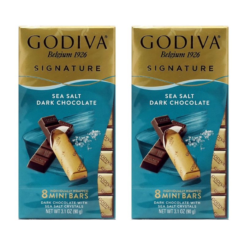 GODIVA シグネイチャー ミニバー ダークチョコレートアーモンド 8本入6