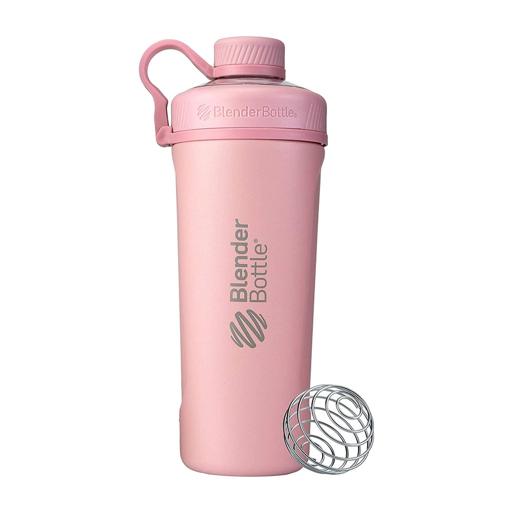 BlenderBottle SportMixer Twist Cap Tritan Grip Shaker Bottle, 20ounce, Plum