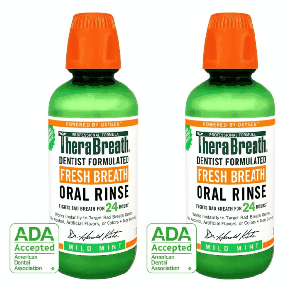 楽天市場】【送料無料】 セラブレス オーラルリンス マイルドミント風味 約1000ml【TheraBreath】Oral Rinse Mild Mint  33.8 fl oz : VitaCafe