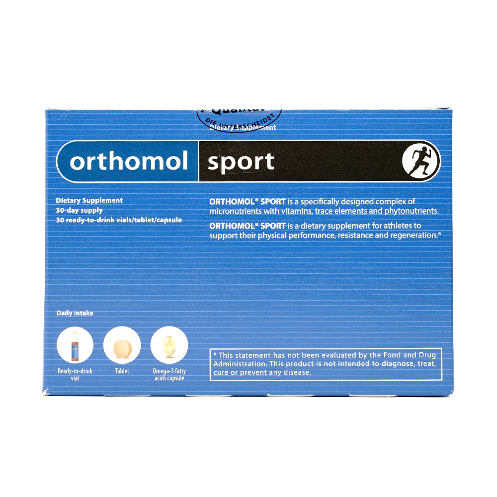 送料無料 オーソモル スポーツ ドリンクバイアル タブレット カプセル 30日分 Orthomol Sport Drink Vial Tablet Capsule 30 Days Supply septicin Com