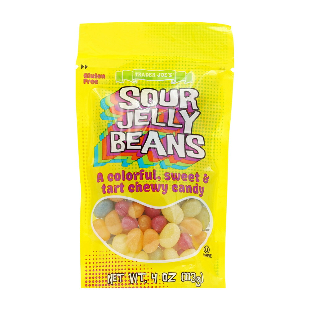 【楽天市場】【送料無料】 サワー ジェリービーンズ 113g トレーダージョーズ トレジョ おやつ お菓子 グミ【Trader Joe's】Sour Jelly Beans, 4oz：VitaCafe