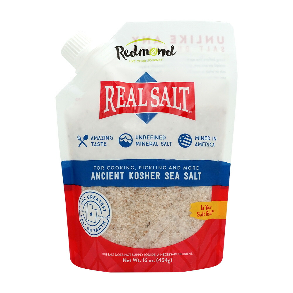 【楽天市場】【送料無料】 塩 リアルソルト コーシャ シーソルト 海塩 454g レッドモンド 料理 調味料【Redmond】Real