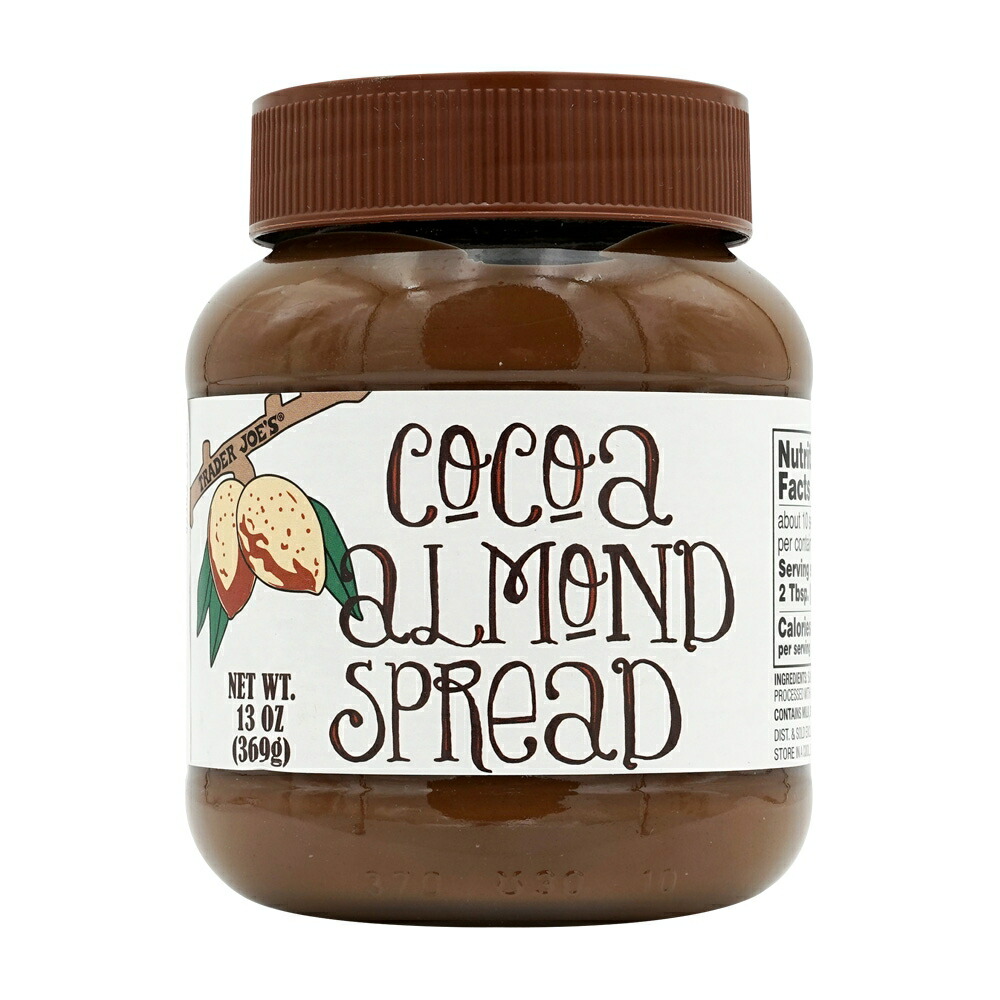 【楽天市場】【送料無料】 ココアアーモンド スプレッド 369g トレーダージョーズ ジャム トレジョ【Trader Joe's】Cocoa