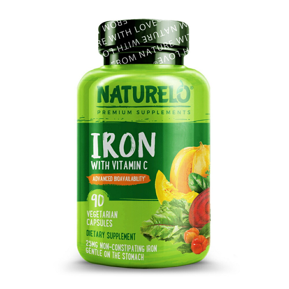 【楽天市場】【送料無料】 ビタミンC入り鉄分 アイアン ビタミンC配合 90粒 ベジカプセル ヘルシーオリジンズ ビタミン ミネラル