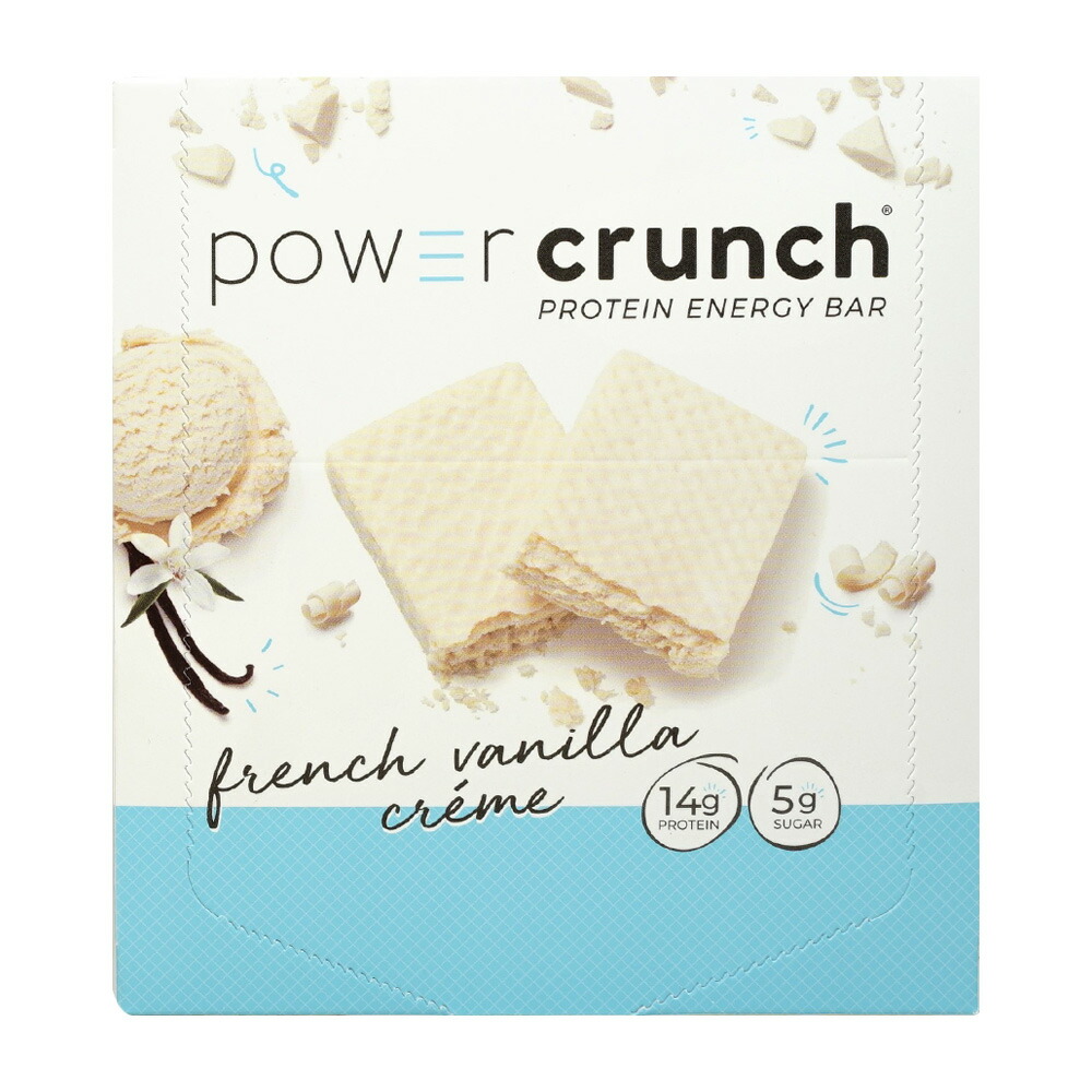 【楽天市場】【送料無料】 プロテインバー オリジナル フレンチバニラクリーム 12個入り バー パワークランチ ホエイ スポーツ おやつ