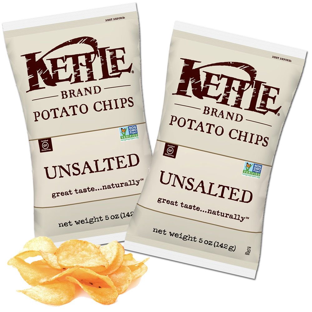 【楽天市場】【送料無料】 2個セット ポテトチップス 無塩 141g ケトル グルテンフリー【Kettle】Potato Chips