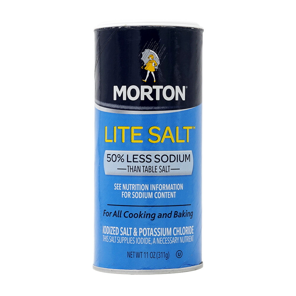 【楽天市場】【送料無料】 ライトソルト 311g モートン 減塩 ナトリウム少ない【Morton】Lite Salt, 50 Less