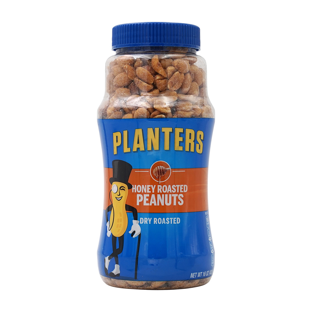 ハニー ロースト ピーナッツ 454g プランターズHoney Roasted Peanuts, 16 oz 在庫一掃売り切りセール