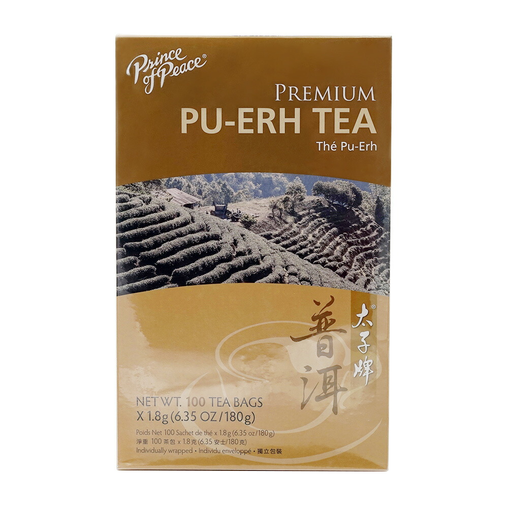 【楽天市場】【送料無料】 プレミアム プーアール茶 100個入り ティーバッグ プリンスオブピース 飲料 プーアル茶【Prince of