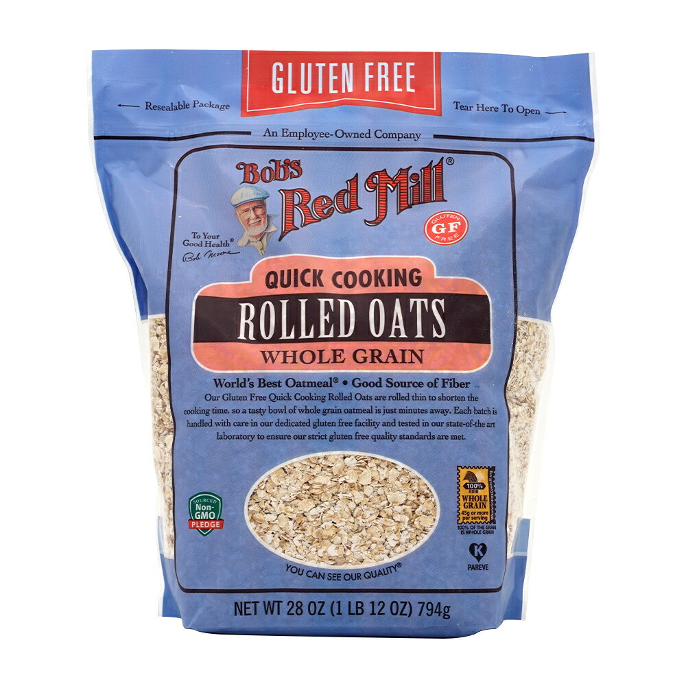 【楽天市場】【送料無料】 ロールド オーツ 全粒粉 794g クイッククッキング ボブズレッドミル【Bob's Red Mill】Quick