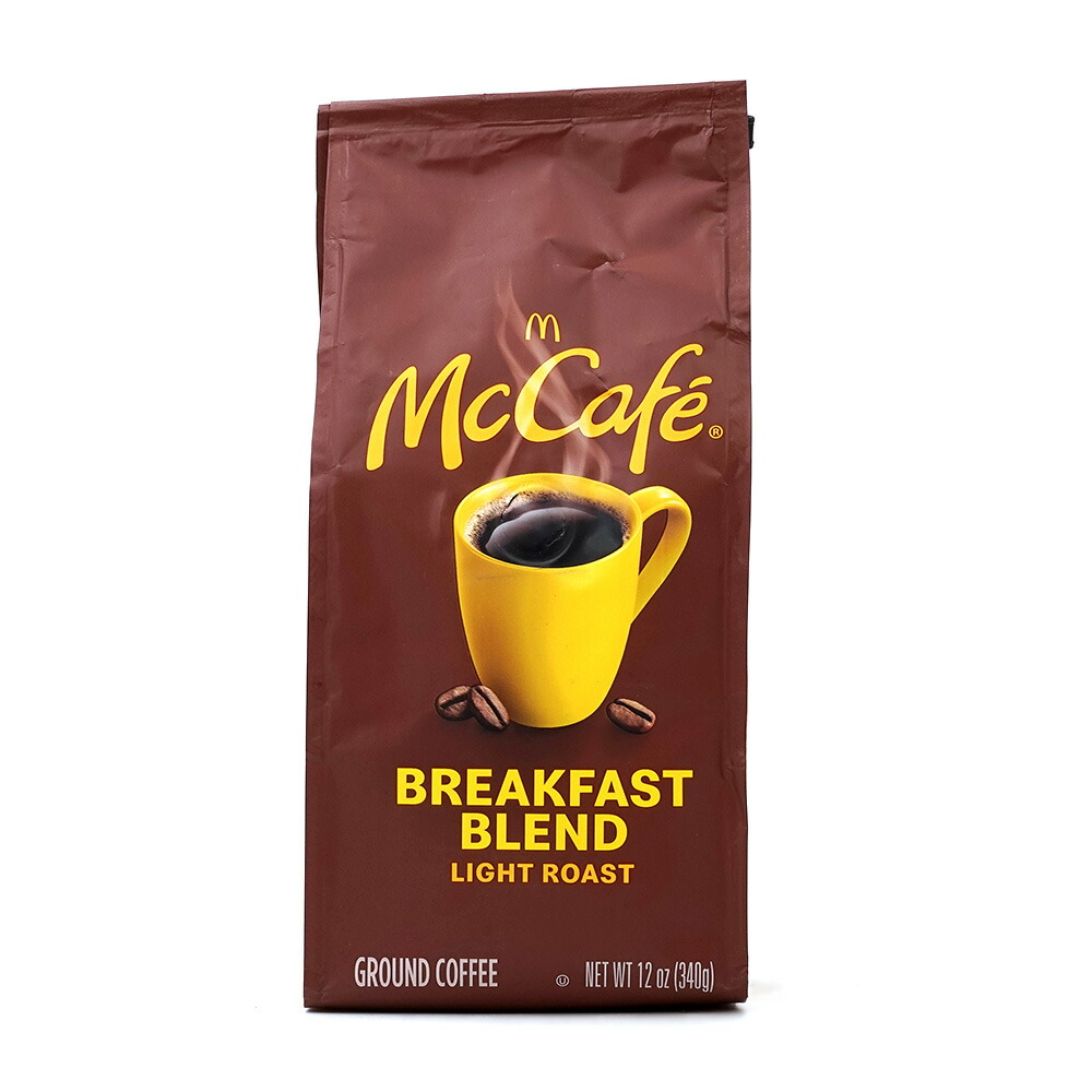 【楽天市場】【クリアランスセール！】ブレックファーストブレンド グラウンドコーヒー ライトロースト 340g マックカフェ 飲料 ドリンク