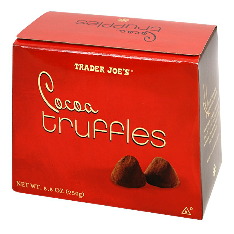 【楽天市場】【送料無料】 ココアトリュフ 250g トレーダージョーズ トレジョ【Trader Joe's】Cocoa Truffles, 8