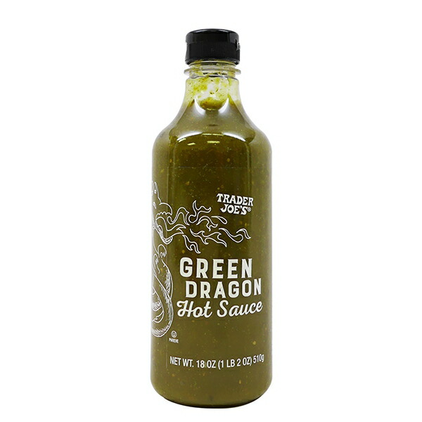 【楽天市場】【送料無料】グリーンドラゴン ホットソース 510g トレーダージョーズ トレジョ【Trader Joe's】Green