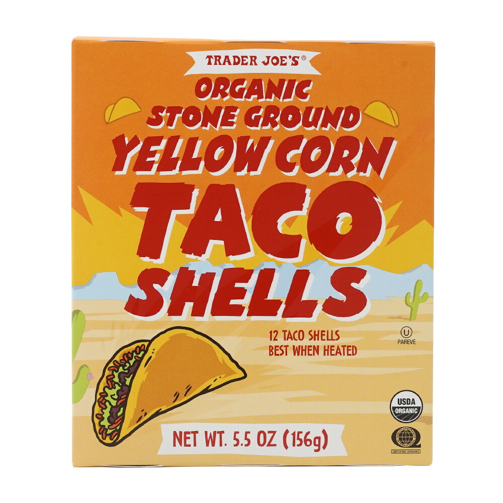 【楽天市場】【送料無料】 オーガニック ストーン グラウンド イエローコーン タコシェル 12枚入り 各13g タコス トレーダージョーズ トレジョ【Trader