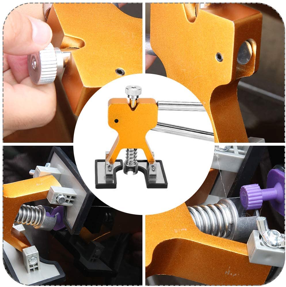 SS期間・最大25％オフ 400円クーポン／SUPAREE デントリペア 工具 吸盤*24 車凹み直し 車の凹み修理セット デントリペアツール  デントリフター 車の凹み修理セット 修復工具 バキュームリフター ハンマー 無塗装 引っ張り工具 DIY修理工具（50PCS）2年保証 メンテナンス  ...