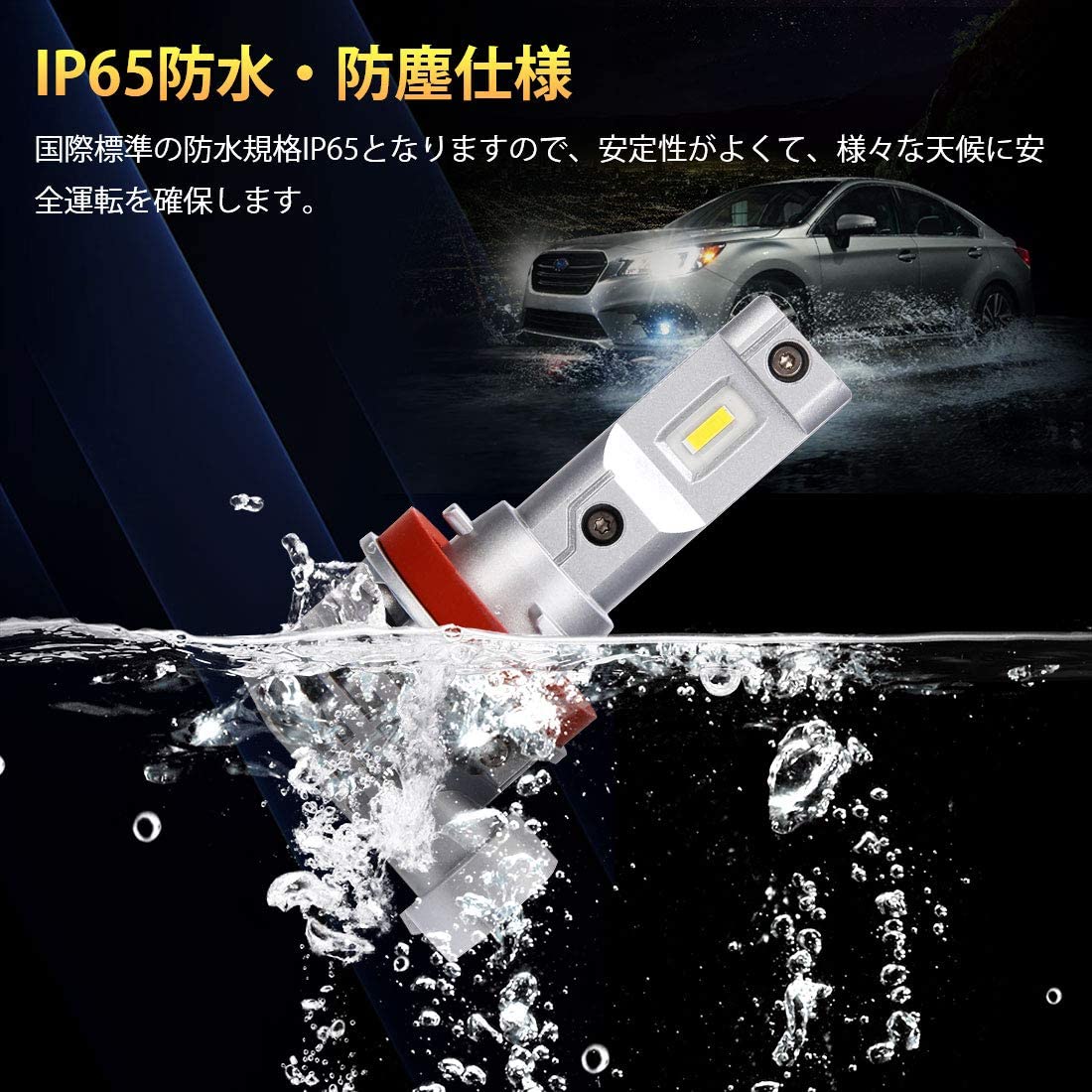 楽天市場 Suparee H4 H8 H11 Hb3用 Ledヘッドライト Hi Lo切替 ファンレス 車 バイク用 Creeチップ搭載 新車検対応 12v 24v車対応 ハイブリッド車 Ev車対応 6500k ホワイト 一体型 Ledバルブ フォグランプ 2個セット 三年保証 ｓｕｐａｒｅｅ