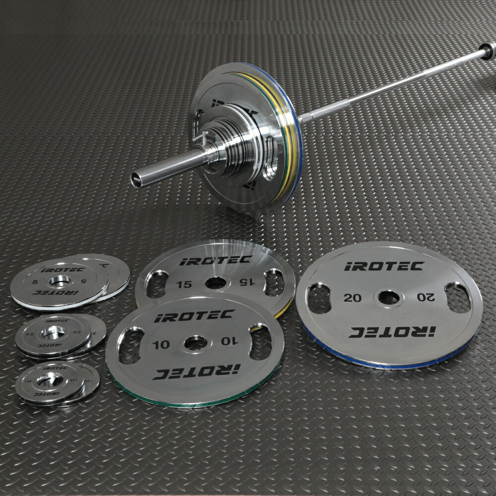 バーベルセットとウエイトプレート　ダンベル 楽天市場】【11/27 1:59迄 P10倍(要エントリー)】IROTEC（アイロテック