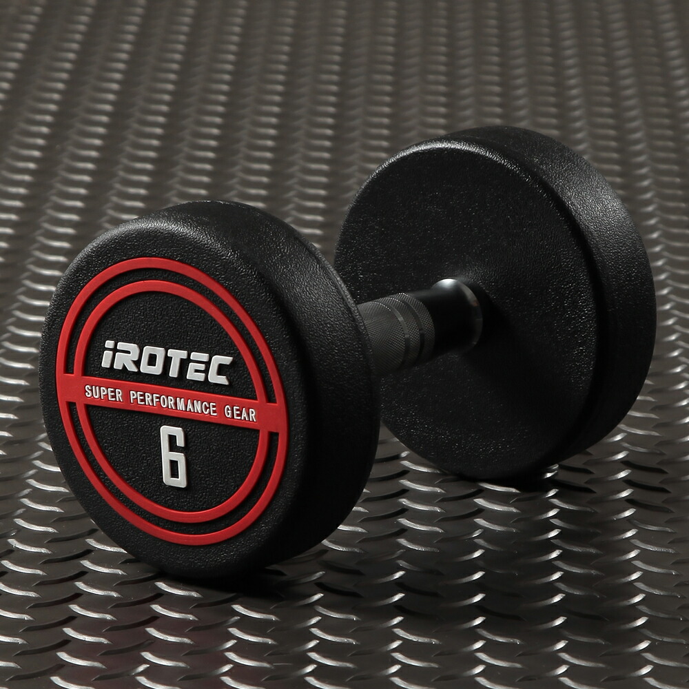 楽天市場】IROTEC(アイロテック)NEWラバージムダンベル12KG/ダンベル