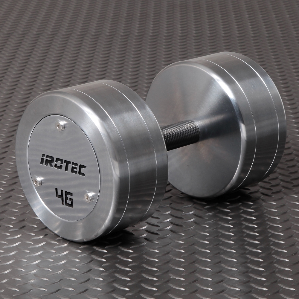 IROTEC(アイロテック)ハードクロームジムダンベル46KG / ダンベル ラバーダンベル バーベル ジムダンベル 鉄アレー 鉄アレイ 筋トレ器具 スクワット ベンチプレス 鉄アレイ トレーニング器具 トレーニングマシン 自宅 健康器具 プッシュアップ｜スーパースポーツカンパニー 29,304円