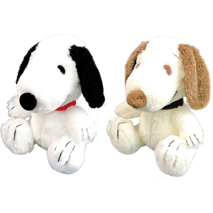 楽天市場 ライセンス取得商品 Snoopy スヌーピー ぬいぐるみ 座高cm ふわふわ ノーマル モカ 2体セット 人形 お人形 プレゼント Superb Products