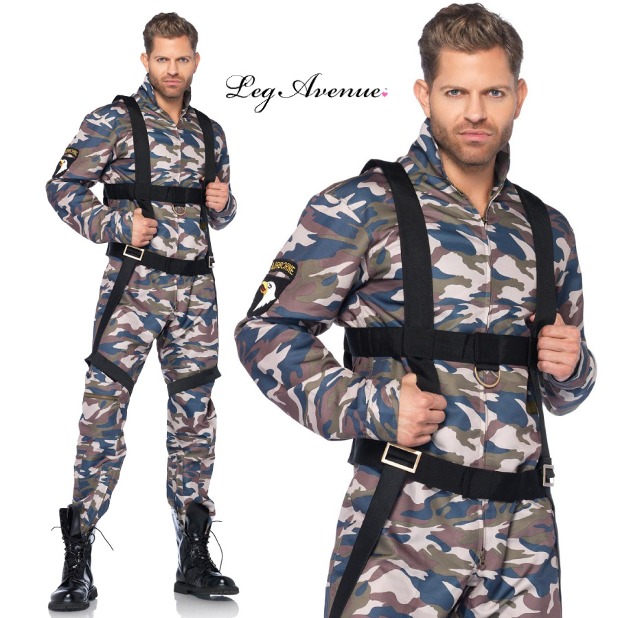 コスプレ 衣装 Leg Avenue レッグアベニュー La ミリタリー 2点セット Men S 正規品 男性 メンズ 軍服 軍隊 迷彩 自衛隊 サバイバル ゲーム コスチューム ユニフォーム 衣裳 セクシー かっこいい ダンス 舞台 ステージ ショー ハロウィン クラブ イベント パーティー