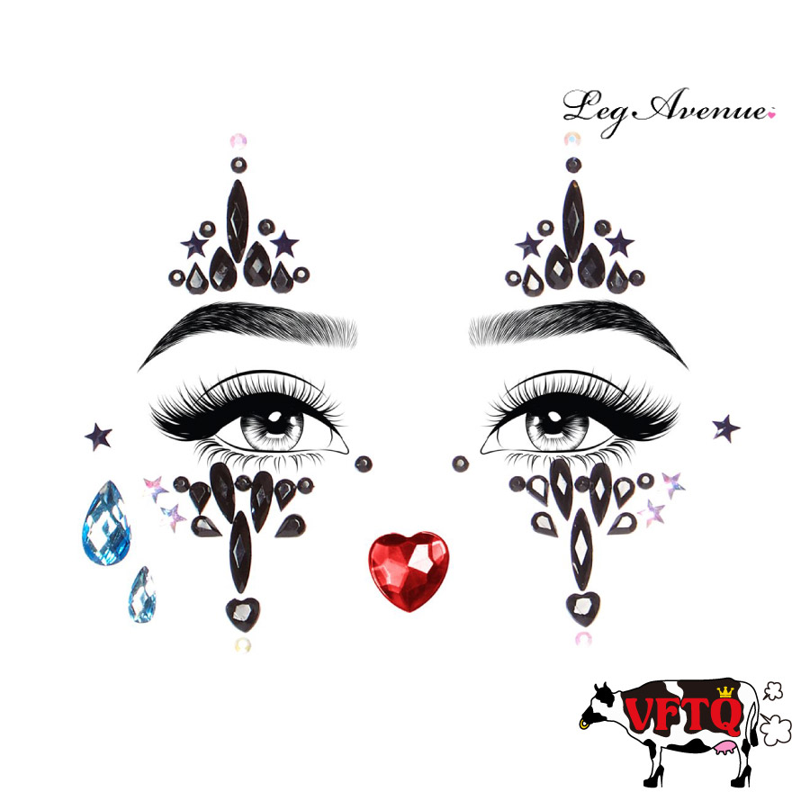 楽天市場 コスプレ 衣装 Leg Avenue レッグアベニュー メイクシール Laeye036 ジュエル ステッカー クラウン 正規品 イチオシ It ペニーワイズ ピエロ アイメイク コスチューム 衣裳 仮装 かわいい セクシー クラブ ダンス ステージ ショー 舞台 ハロウィン イベント