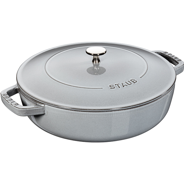 ストウブ　ブレイザー　24cm スノーフレーク STAUB - 新品staub ストウブ スノーフレークブレイザー24cm