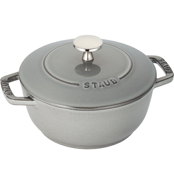 ストウブ STAUB Wa-NABE Mサイズ　グレー Staub 【爆買】ストウブ Wa-NABE M グレー 生涯保証|STAUB 鍋