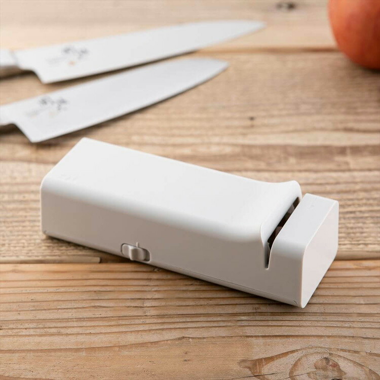 楽天市場】貝印 電動式包丁研ぎ器 ザ シャープナー ブラック AP5301