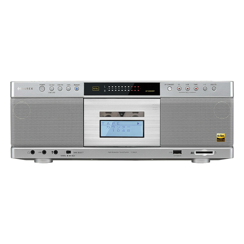 AIWA ラジカセ カセットプレーヤー シルバー モデルGAA4-RCP0001 aiwa ラジオカセットプレーヤー GAA4-RCP0001 | イオンスタイル