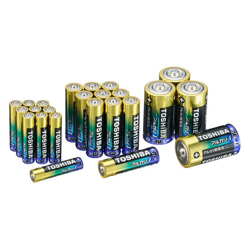 楽天市場】東芝 X-JOUBI SET8 アルカリ乾電池 単3形(2個入×20) / 単4形