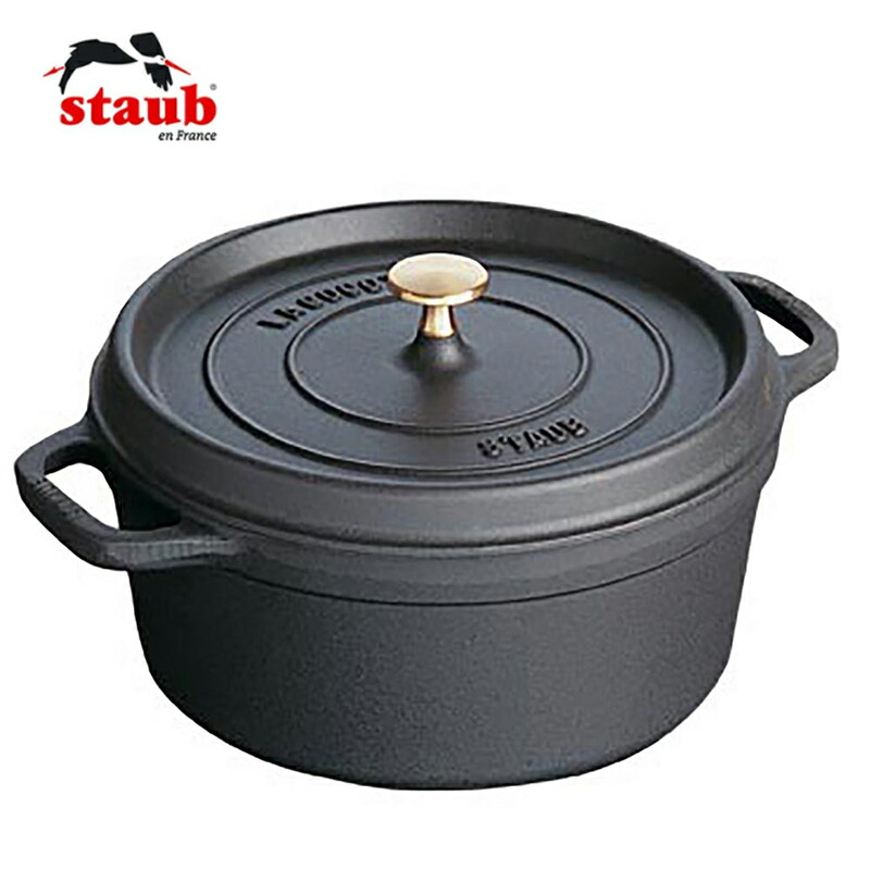 ストウブ【Staub】ピコ・ココット ラウンド 22cm 楽天市場】ストウブ STAUB ピコ・ココット ラウンド 22cm ブラック