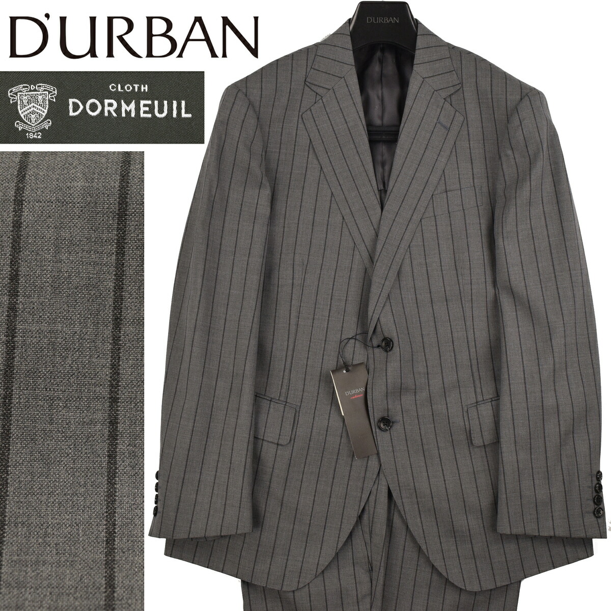 楽天市場】◇DORMEUIL ドーメル 英国製生地◇秋冬モデル【スリーピース】日本国内縫製 ピンストライプ柄 ウールスーツ 濃紺 メンズスーツ ビジネス スーツ 卒業式 入学式 入社式 新入社員 男(普通サイズ・キングサイズ・大きいサイズ・ビッグサイズ) : スーペリア