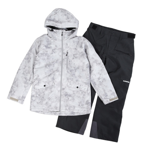 BonFire（BonFire）（レディース）スノーウェア 上下セット MIST FLOWER L ST 80BNF5FSP2385 GRY