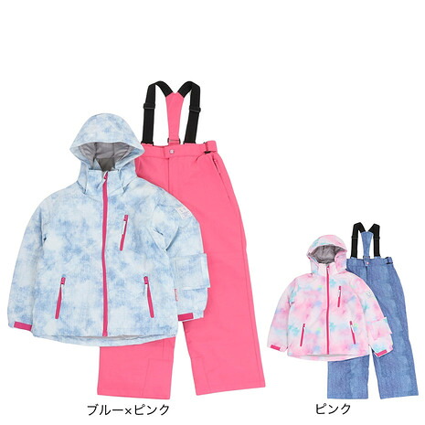 ドリームフライ（DREAM FLY）（キッズ）スキーウェア ガールズ スキースーツ 上下セット DFGS0222 SET