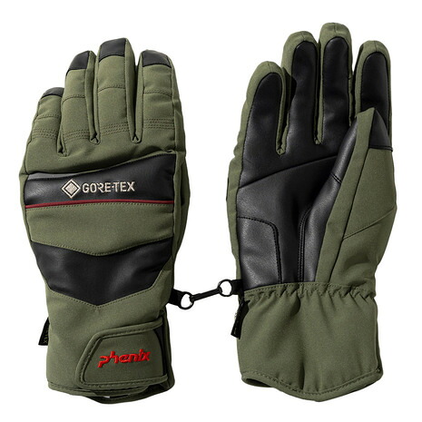 フェニックス(PHENIX)(メンズ)ウィンターグローブ 五指 ゴア グローブ ESM24GL10 KHAKI|SuperSportsXEBIO支店