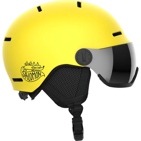 サロモン（SALOMON）（キッズ）ORKA VISOR キッズ用 バイザー付きヘルメット 24 472595｜SuperSportsXEBIO支店