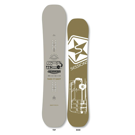 セッションズ（SESSIONS）（レディース）スノーボード板 24-25 RIOT PLUS 24100272 BEG｜SuperSportsXEBIO支店