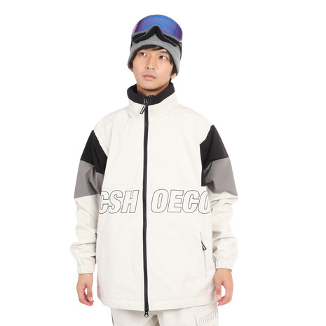ディーシーシューズ（DC SHOES）（メンズ、レディース）スノーボード ウェア ジャケット SNOW STAND ZIP 24SNDJK233901WHT｜SuperSportsXEBIO支店 15,584円