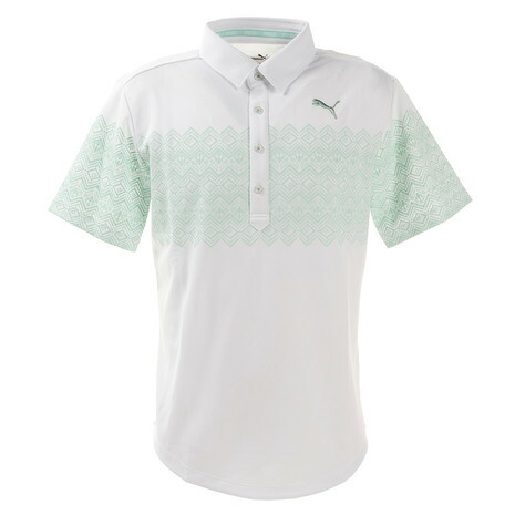 日本未発売 メンズ 04 半袖 チェストポロシャツ トライバル ゴルフ メンズ ポロシャツ プーマ Puma メンズウェア
