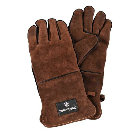 スノーピーク（snow peak） バーナー ファイヤーサイドグローブ ブラウン Fireside Glove UG-023BR BBQ 5,998円