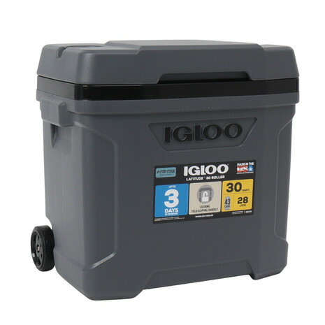 イグルー（igloo） クーラーボックス 28.5L 保冷 ラティチュード 30 ROLLER 35049 キャスター付き ハードクーラー ハンドル